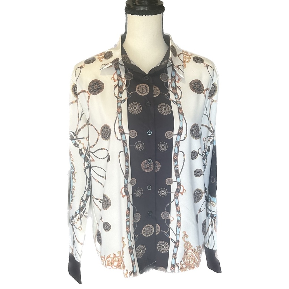 Cause Vintage Tribel Print Blouse